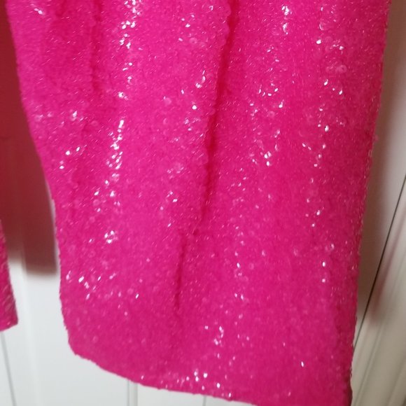 Pink Sequin Pants - Picture 8 of 9